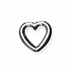 Heart Outline - Silver Tone